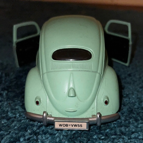 Volkswagon VW 1955 Beetle Vintage Mint Green Doors Open Collectible - Picture 10 of 16